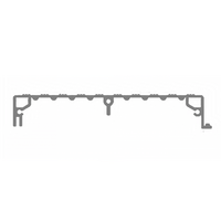 10-940-0-600MM MODULAR SOLUTIONS PROFILE<BR>STAIR PROFILE, CUT TO LENGTH 600 MM